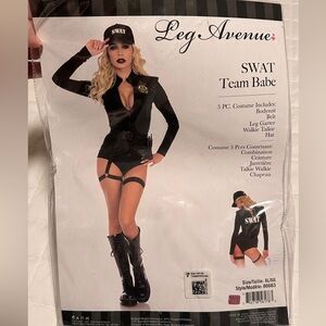 Women’s SWAT Costume size XL v neck